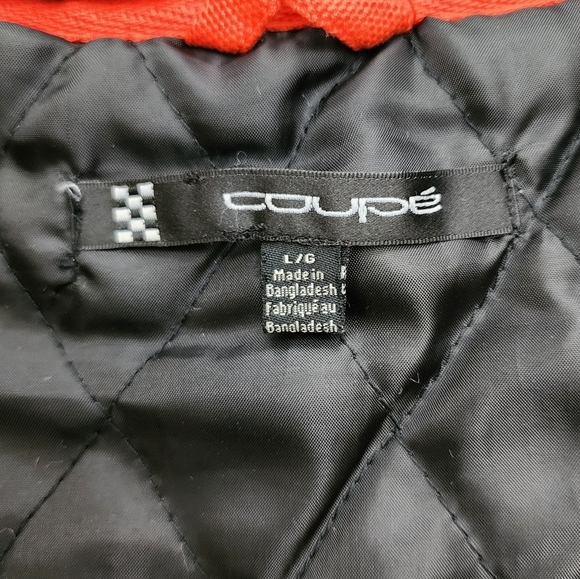 Coupe Men's Wool Blend Knit Button Up Hooded Jacket Beige Black Nordic Sz Large - Picture 9 of 13